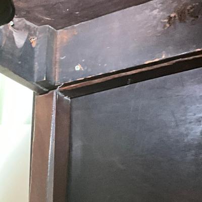 M240 Mahogany Drop Leaf Table On Casters