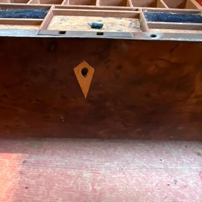 M243 Antique English Writing/Sewing Box