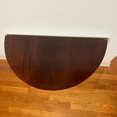 M250 Antique 1920's French Mahogany Demi-Lume Table