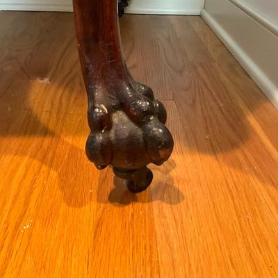 M256 Antique George III Mahogany Chippendale Partners Desk