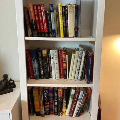 M256 Three Shelves Of Hardback Assorted Books