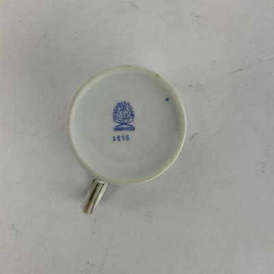 D278 Herend Rothschild Bird Small Teapot With Two Demitasse Cups With Matching Saucers