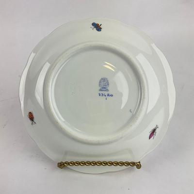 D279 Herend Rothschild Bird Four Teacups & Four Saucers