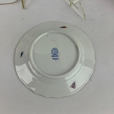 D285 Five Herend Rothschild Bird Bread & Butter Plates