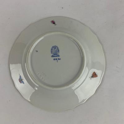 D287 Four Herend Rothschild Bird Bread & Butter Plates