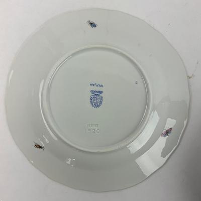D293 Four Herend Rothschild Bird Dessert Plates