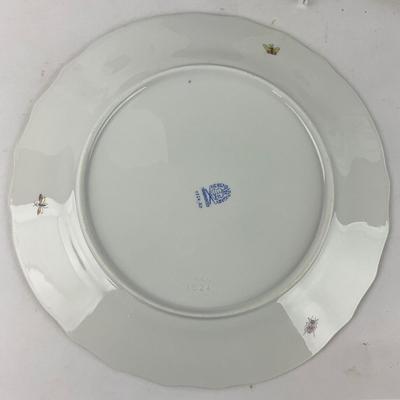 D295 Four Herend Rothschild Bird Dinner Plates