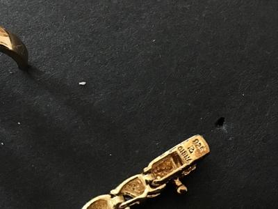 925 Bracelet and Earrings. R China. Set