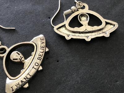 Alien Earrings