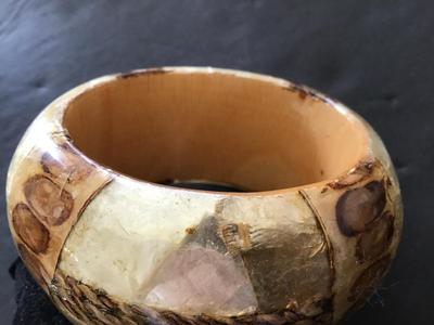 Beautiful Wide Inlay like Bangle