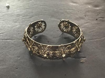 Vintage Rhinestone Cuff