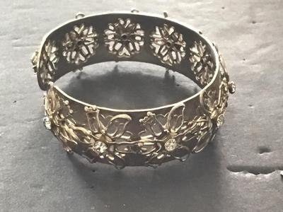 Vintage Rhinestone Cuff