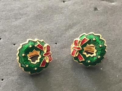 Wreath Earrings Holiday