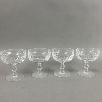 D309 Set of Four WATERFORD Colleen Short Stem Champagne/Tall Sherbet