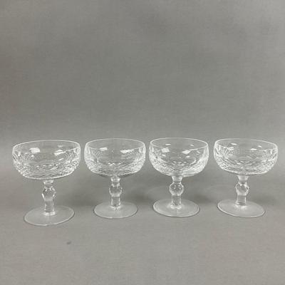 D310 Set of Four WATERFORD Colleen Short Stem Champagne/Tall Sherbet