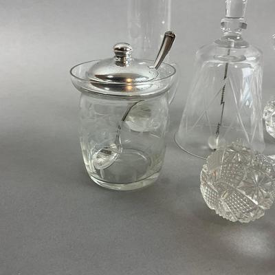 K339 Cut Crystal & Etched Glass Lot