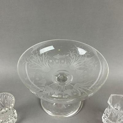 K339 Cut Crystal & Etched Glass Lot