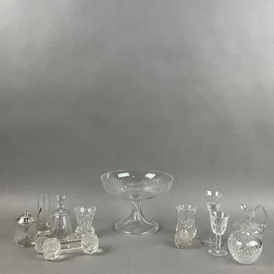 K339 Cut Crystal & Etched Glass Lot
