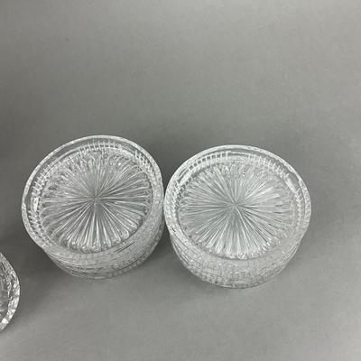 K340 Lot Of Antique Cut Crystal & Coaster Lot