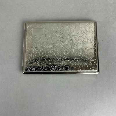 S351 Antique Silver Plated Dressing Table Box With Accessories