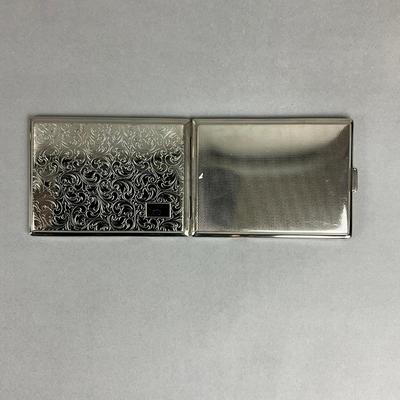 S351 Antique Silver Plated Dressing Table Box With Accessories