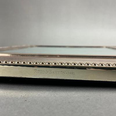 S360 Pair Of Reed & Barton Silver Plated Picture Frame #3980 Beaded Edge