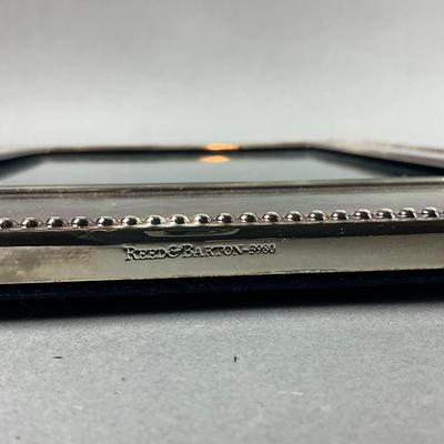 S361 Pair Of Reed & Barton Silver Plated Pictuure Frames #3980 Beaded Edge