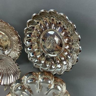 S365 Lot Of Silver Plated Holloware