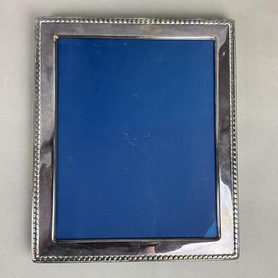 S367 Set Of Three Silver Plated Sheffield England Picture Frames