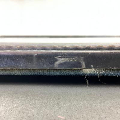 S367 Set Of Three Silver Plated Sheffield England Picture Frames