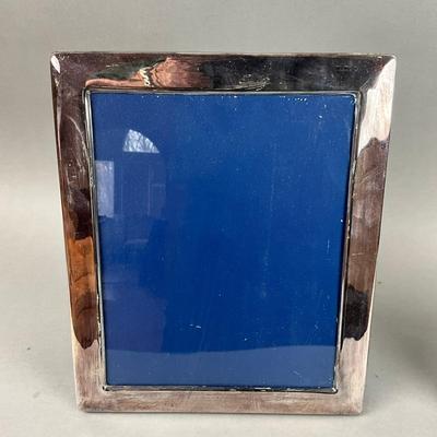 S369 Two Sheffield England Silver Plated Picture Frames