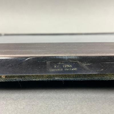 S369 Two Sheffield England Silver Plated Picture Frames