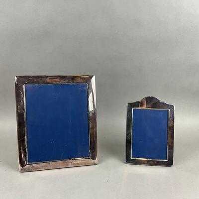 S369 Two Sheffield England Silver Plated Picture Frames