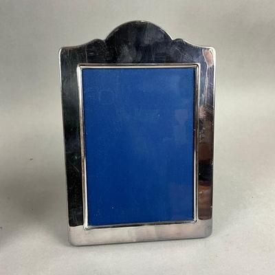 S369 Two Sheffield England Silver Plated Picture Frames