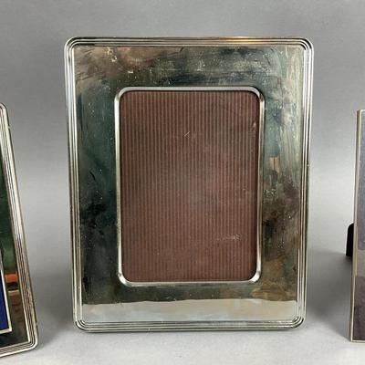 S370 Set Of Three Italian Silver Plated Frames
