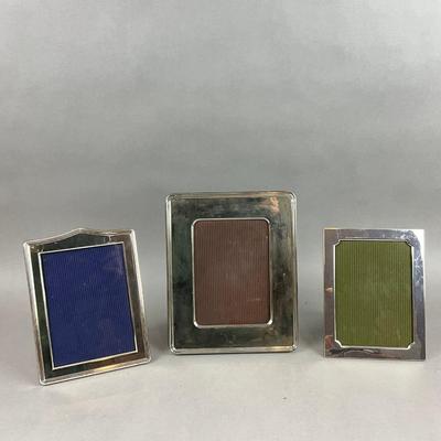 S370 Set Of Three Italian Silver Plated Frames