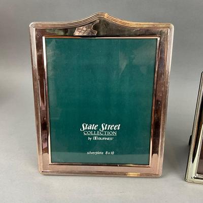 S372 Set Of Three Silver Plated Frames