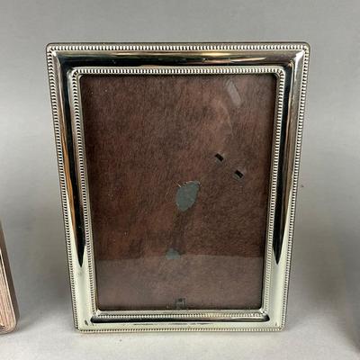 S372 Set Of Three Silver Plated Frames