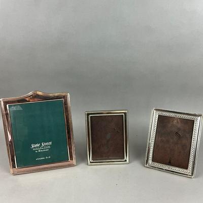 S372 Set Of Three Silver Plated Frames