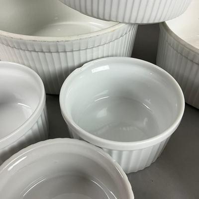 K381 Set Of French Alpico Souffle Dish Set