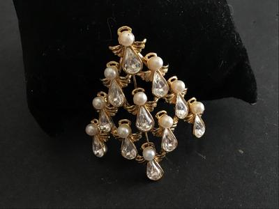 Nina Ricci Rhinestone Angel Tree