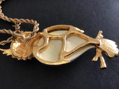Beautiful Vintage Owl Necklace