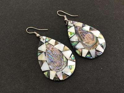 Shell Inlay Earrings