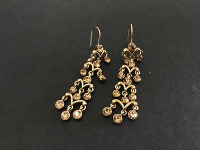 Monet Rhinestone Earrings