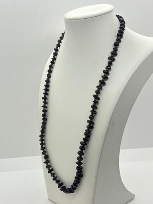 LOT 69: Natural Tiger's Eye Chip Beaded Necklaces