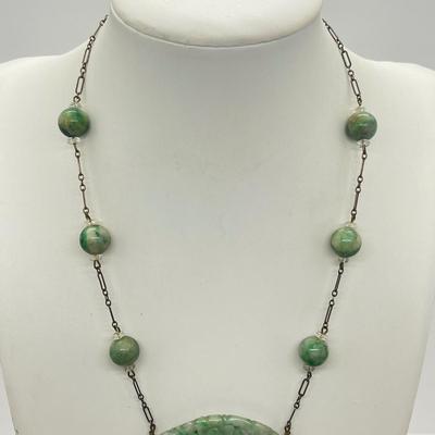 LOT 70: Gorgeous Gemstone Necklaces with Carved Pendants