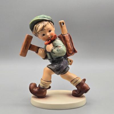 LOT 81: Vintage Goebel M.J Hummel Figurine The Little Architect