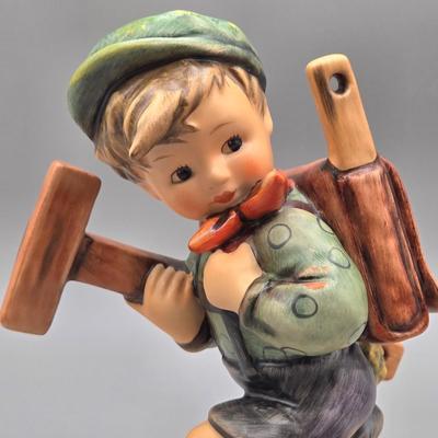 LOT 81: Vintage Goebel M.J Hummel Figurine The Little Architect