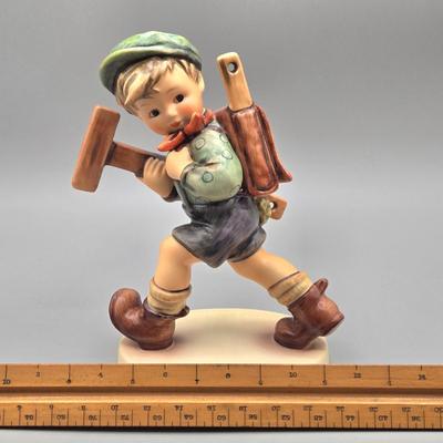 LOT 81: Vintage Goebel M.J Hummel Figurine The Little Architect