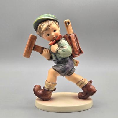 LOT 81: Vintage Goebel M.J Hummel Figurine The Little Architect